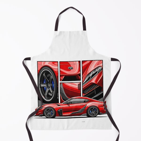 Item preview, Toyota Supra MK5 GR A90 – Red Sports Car JDM Artwork designed and sold by PrimeRacer.