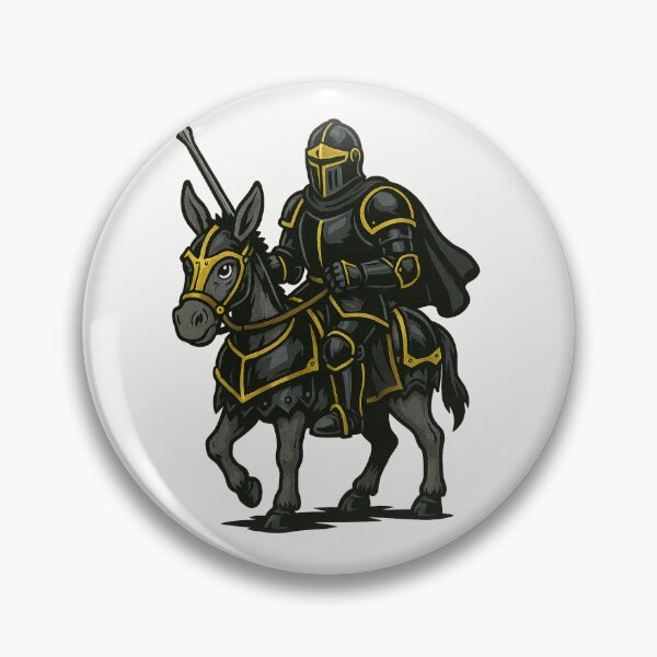 Item preview, The Black Knight & Donkey designed and sold by LockedUp.