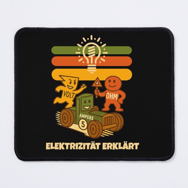 Item preview, Volt, Ampere & Ohm – Cute cartoon for children designed and sold by FreshPixelArt.