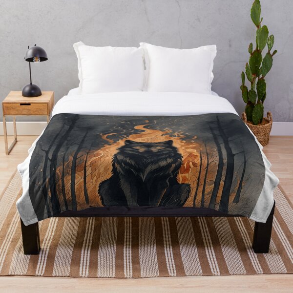 Item preview, Wolf at night background designed and sold by saly55887.