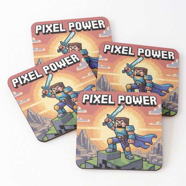 Item preview, Pixel Power T-Shirt designed and sold by NicolasGlowArt.