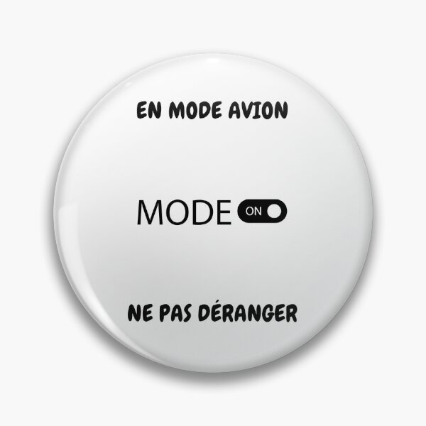 Item preview, EN MODE AVION NE PAS DÉRANGER designed and sold by Instants Design.