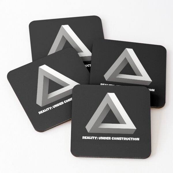 Item preview, Penrose Triangle – 3D Illusion Geometry - Reality under Construction designed and sold by FreshPixelArt.