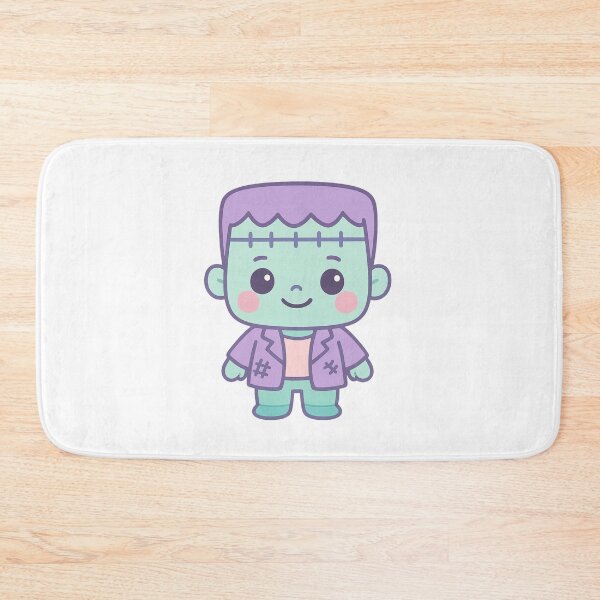 Item preview, Pastel Frankenstein with Blushing Cheeks and Stitched Clothes T-Shirt - Cute Halloween Design designed and sold by PrintCreations9.