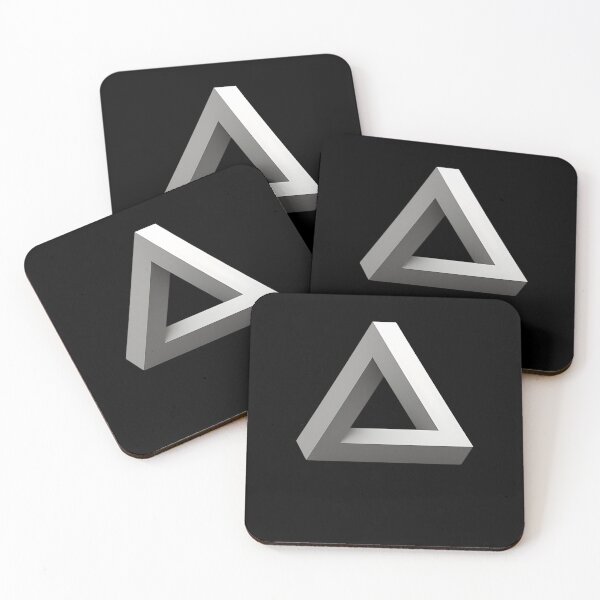 Item preview, Penrose Triangle – 3D Illusion Geometry designed and sold by FreshPixelArt.