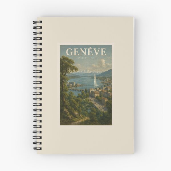Item preview, Vintage Poster of Geneva’s Jet d’Eau designed and sold by Arcadja.