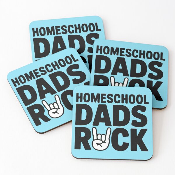 Item preview, Homeschool Dads Rock | Bold Funny Typography Design for Proud Dads designed and sold by YourSocialBae.