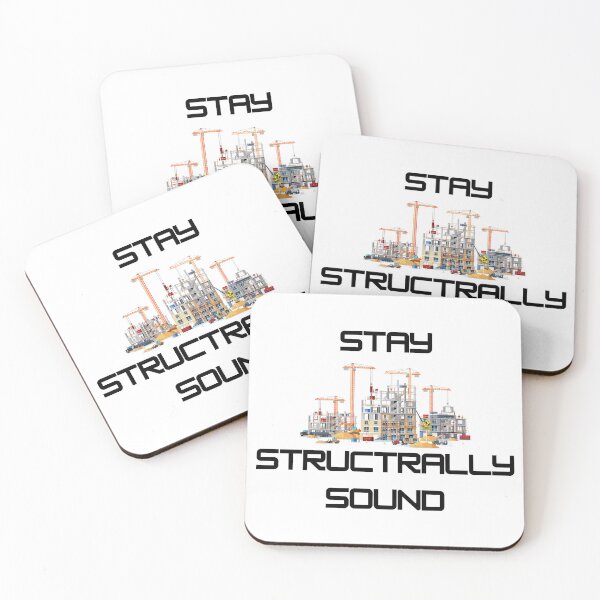 Item preview, Stay Structurally Sound Funny Civil Engineer Pun designed and sold by ThePungineer.