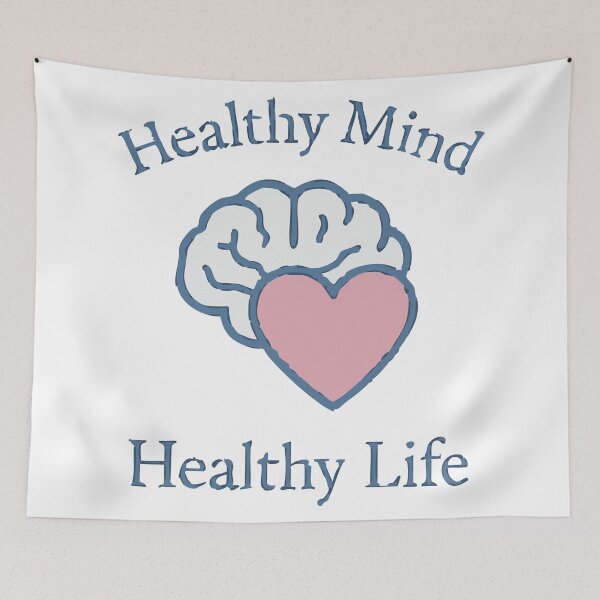 Item preview, Healthy Mind, Healthy Life designed and sold by Uglyandcute.