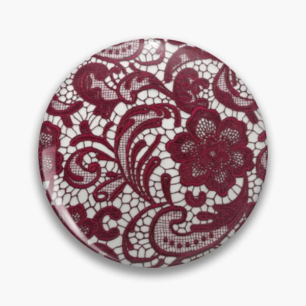 Aperçu de l'œuvre Dentelle florale rouge créée et vendue par kikizzhere.