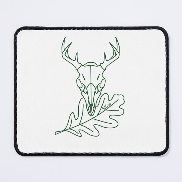 Item preview, Minimalist Leshy Symbol T-Shirt, Slavic Mythology Art, Forest Guardian, Pagan Gift, Deer Skull, Silva designed and sold by ToporArt.