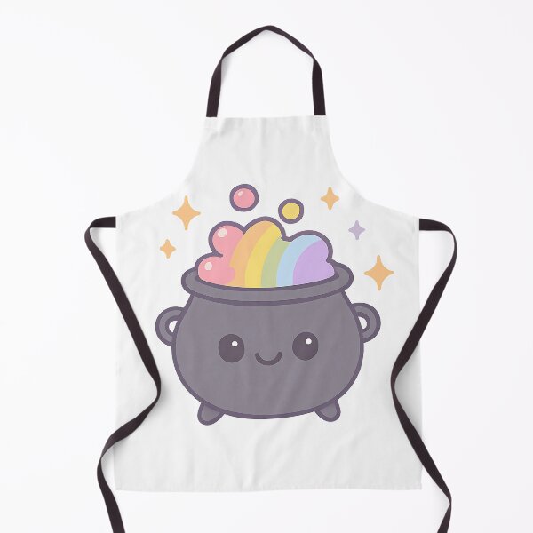 Item preview, Smiling Cauldron Bubbling with Rainbow Potion and Sparkles T-Shirt - Magical Halloween Design designed and sold by PrintCreations9.