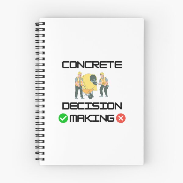 Item preview, Concrete Decision Making Funny Civil Engineer Pun designed and sold by ThePungineer.