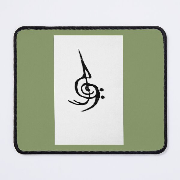 Item preview, Non-Binary Music Treble and Bass Clef Woven Together designed and sold by kintsugi-sjmc.