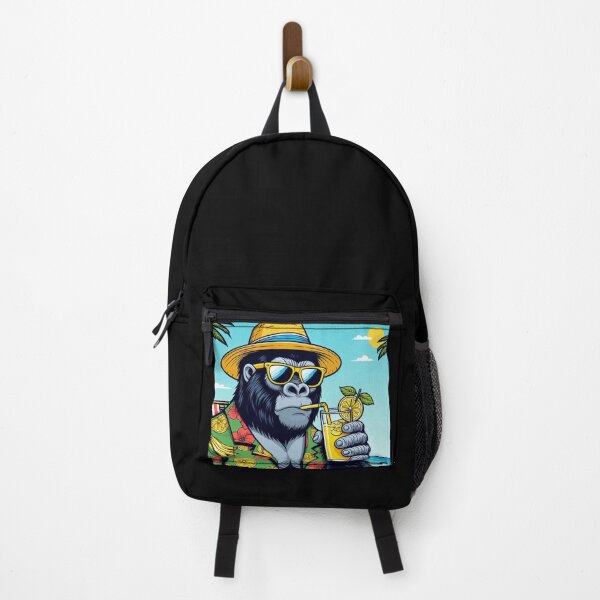 Item preview, Cute gorilla lemonade drinking designed and sold by Dogandesighn.
