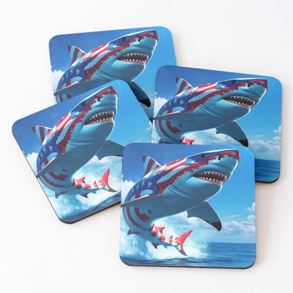 Item preview, Shark fighting for Freedom designed and sold by ricky dean beck.
