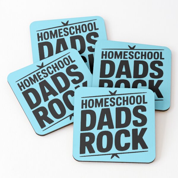 Item preview, Homeschool Dads Rock | Bold Funny Typography Design for Proud Dads designed and sold by YourSocialBae.