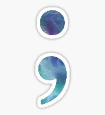 Semicolon Sticker