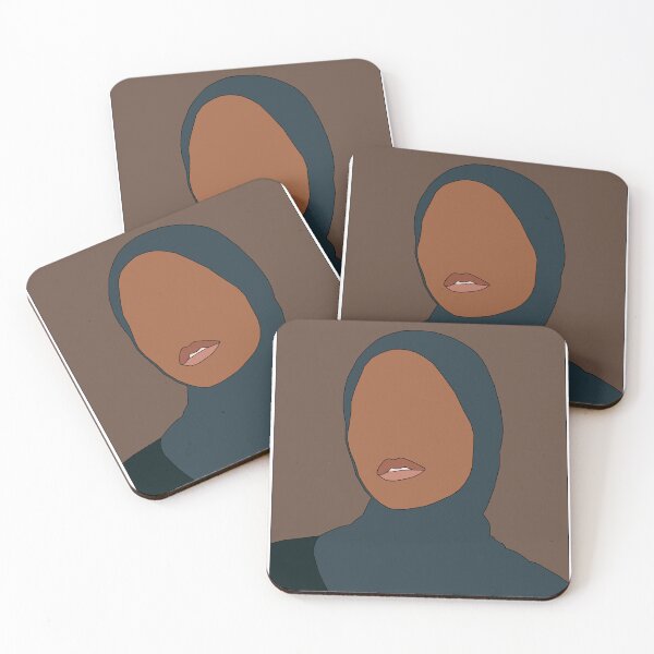Artikelvorschau, Minimalistische Hijabi-Illustration | Muslimisches Mädchen entworfen und verkauft von sheillustrates.sometimes.