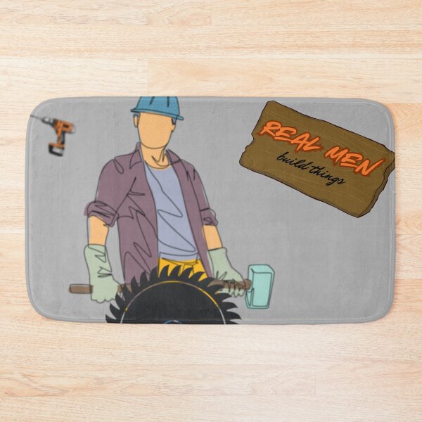 Item preview, Funny Builder - A Real Man Holds Things Gift designed and sold by Craft Ctyle.
