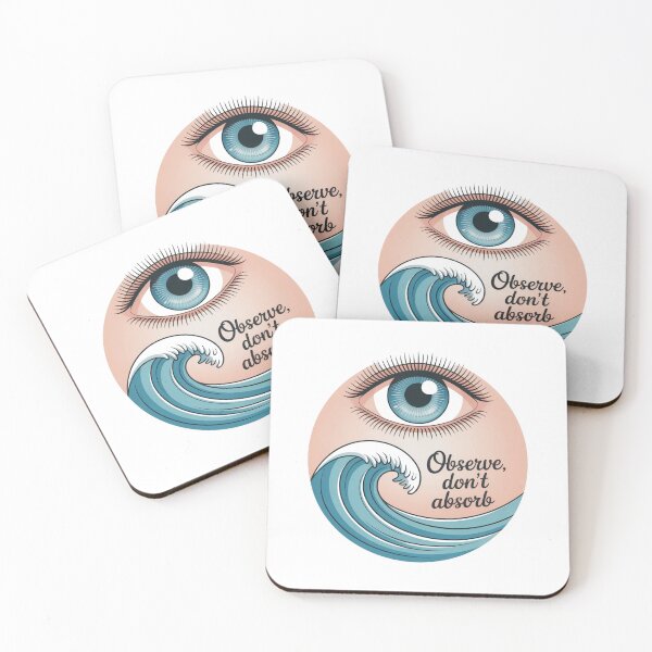 Item preview, Observe, Don’t Absorb – Mindful Eye and Wave Art designed and sold by ArtByYunus.