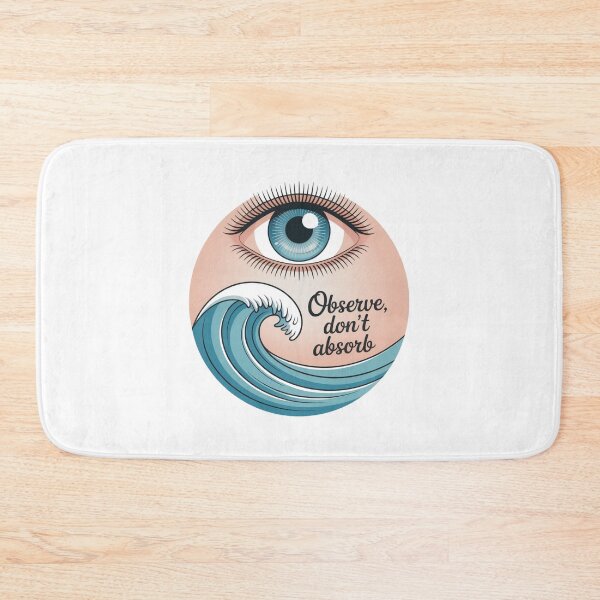 Item preview, Observe, Don’t Absorb – Mindful Eye and Wave Art designed and sold by ArtByYunus.