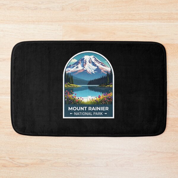 Item preview, A Vintage Travel Art of the Mount Rainier National Park - Washington - US  designed and sold by TulipaGraphics.
