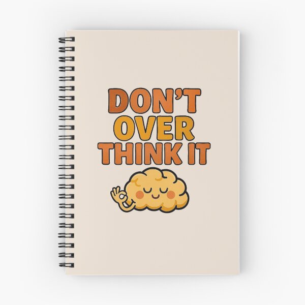 Item preview, Don't Overthink It - Cute Cloud designed and sold by Myra365Art.
