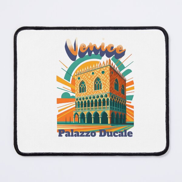 Item preview, PALAZZO DUCALE – Venice Italy Retro Travel Designs designed and sold by Earth Celebration Designs.