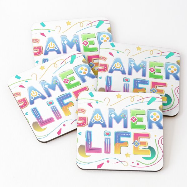 Item preview, Colorful Gamer Life Graphic Design designed and sold by Cloud-Riders.