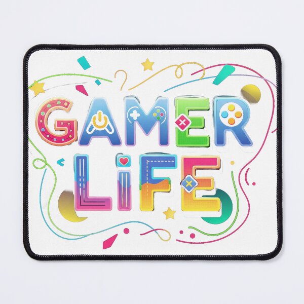 Item preview, Colorful Gamer Life Graphic Design designed and sold by Cloud-Riders.