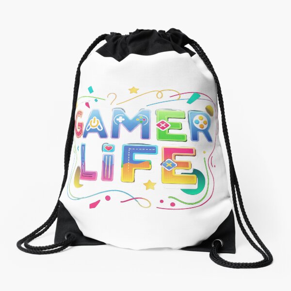 Item preview, Colorful Gamer Life Graphic Design designed and sold by Cloud-Riders.