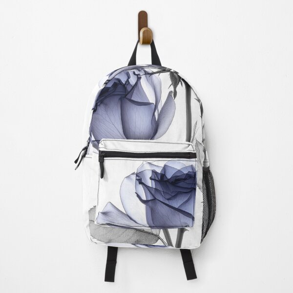 Item preview, Roses flowers X-ray style contrast translucent blue designed and sold by LiskoDesign.