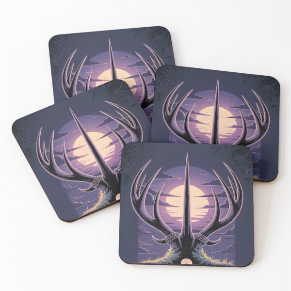 Item preview, Spire of the Dusk Antler Crest designed and sold by ShadowAndSlate.