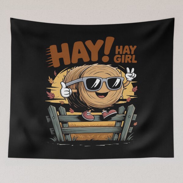 Item preview, Hay girl - Autumn wonder - The original autumn - Autumn is back - The joy of autumn - Funky autumn - Make fun with autumn - Say it with autumn - Autumn for you designed and sold by JansenGS.