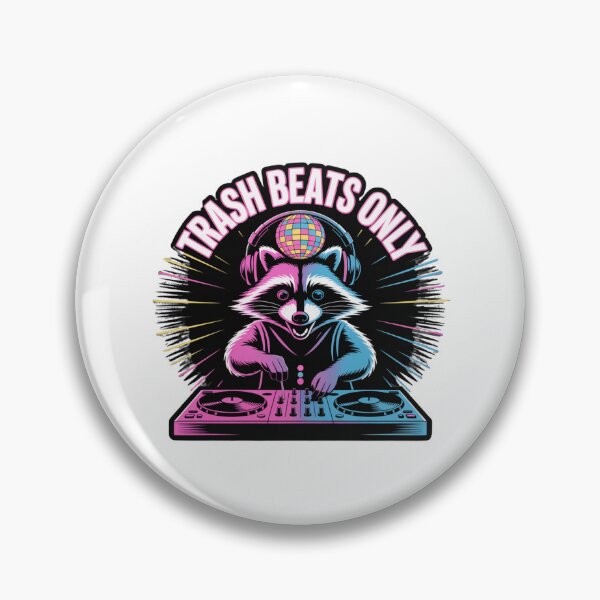 Artikelvorschau, Nur Trash Beats – DJ Raccoon Disco Party entworfen und verkauft von ArtByYunus.