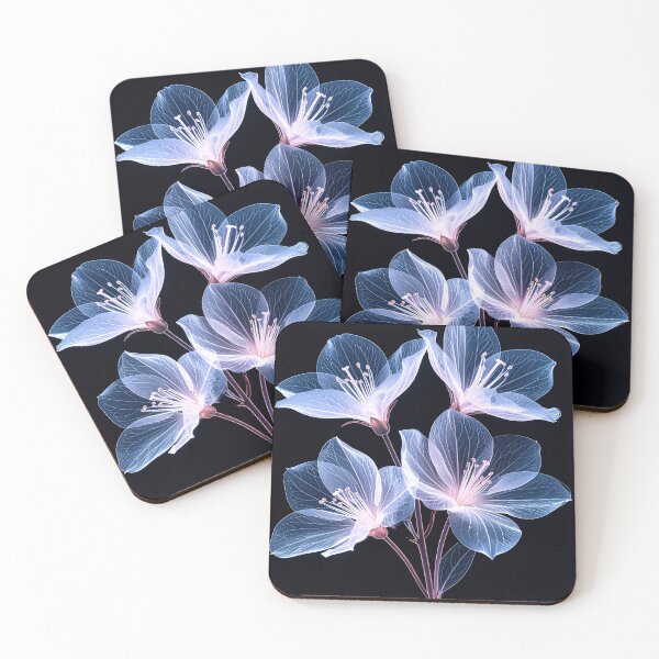 Item preview, Jasmine flowers x-ray style contrast flipped designed and sold by LiskoDesign.