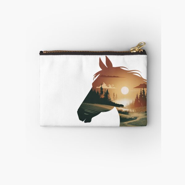 Item preview, Wild Horse Sunset Landscape designed and sold by ShadowAndSlate.