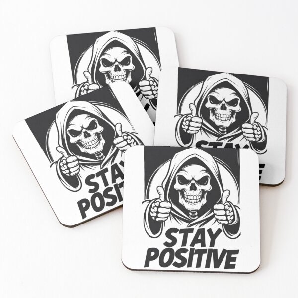 Item preview, Stay Positive Skeleton – Motivational designed and sold by ArtistasSHOPS.