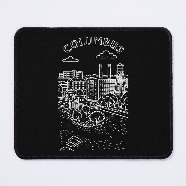 Item preview, Columbus Georgia Hand Drawn Skyline designed and sold by JakeRhodes.