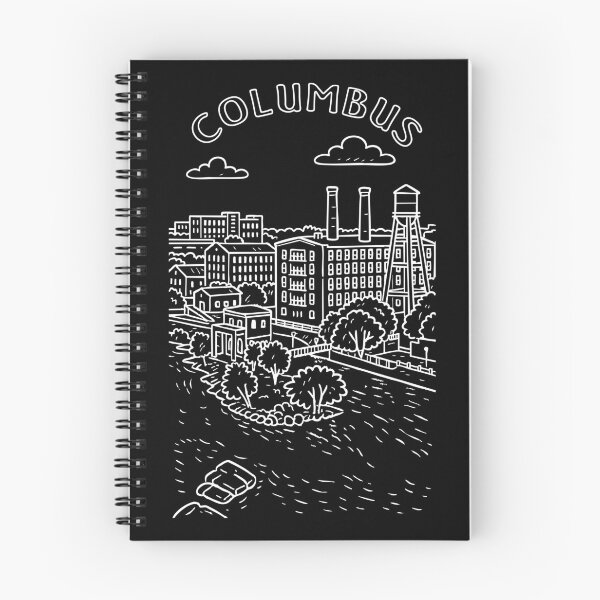 Item preview, Columbus Georgia Hand Drawn Skyline  designed and sold by JakeRhodes.
