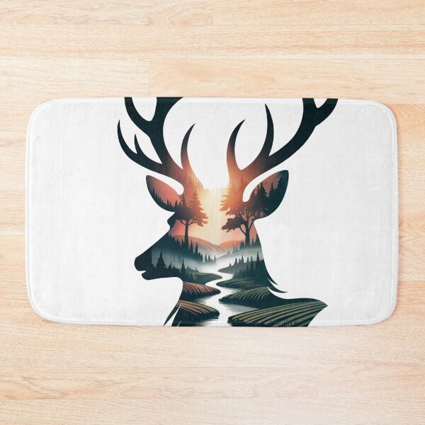 Item preview, Forest River Stag Horizon designed and sold by ShadowAndSlate.