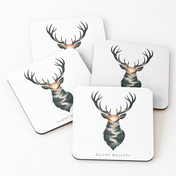 Item preview, Silent Majesty Wilderness Stag designed and sold by ShadowAndSlate.