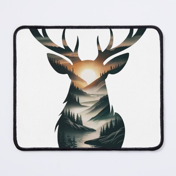 Item preview, Silent Majesty Wilderness Stag designed and sold by ShadowAndSlate.