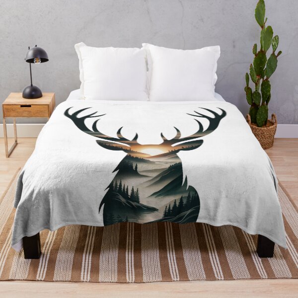 Item preview, Silent Majesty Wilderness Stag designed and sold by ShadowAndSlate.