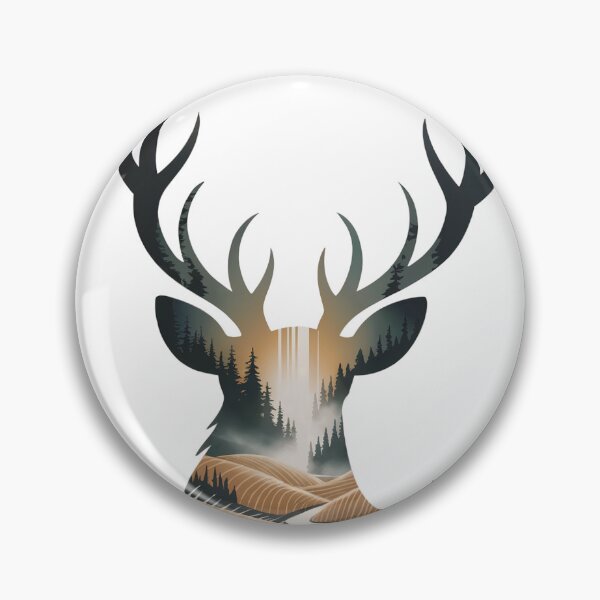 Item preview, Silent Guardian Forest Stag designed and sold by ShadowAndSlate.
