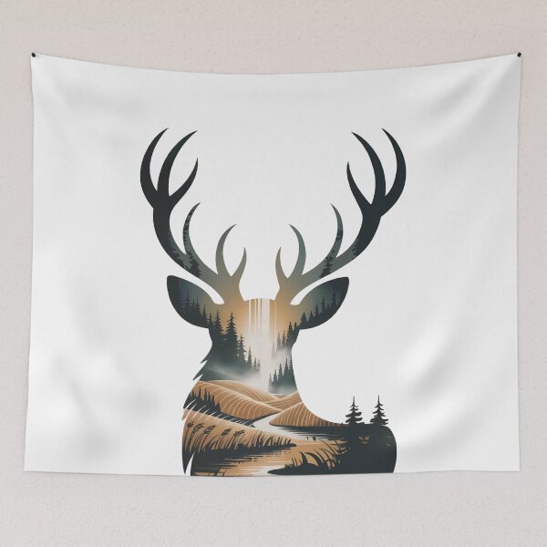 Item preview, Silent Guardian Forest Stag designed and sold by ShadowAndSlate.