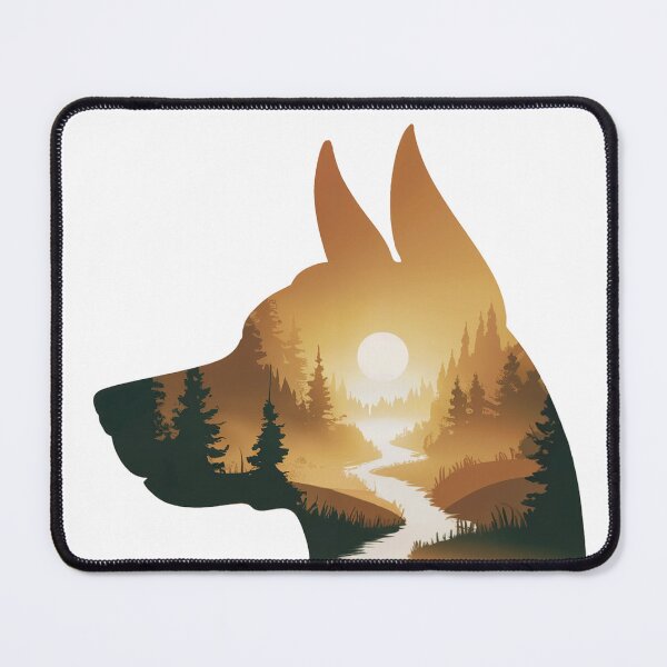 Item preview, Woodland Path Dog Spirit designed and sold by ShadowAndSlate.