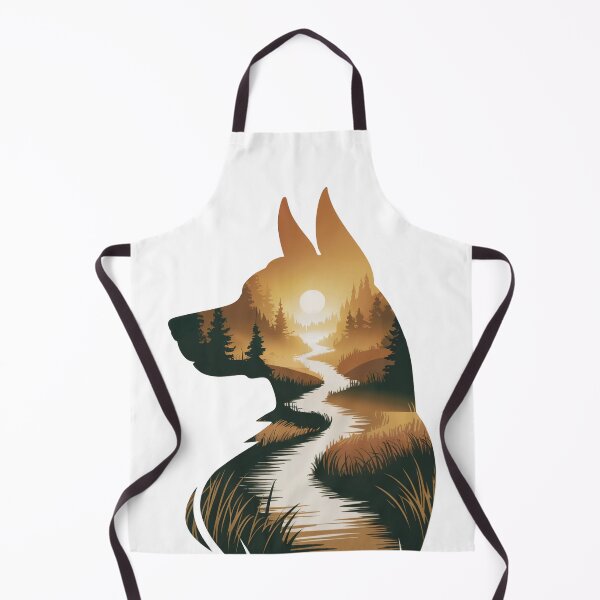 Item preview, Woodland Path Dog Spirit designed and sold by ShadowAndSlate.