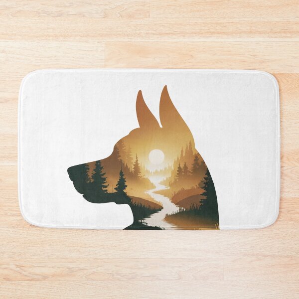 Item preview, Woodland Path Dog Spirit designed and sold by ShadowAndSlate.